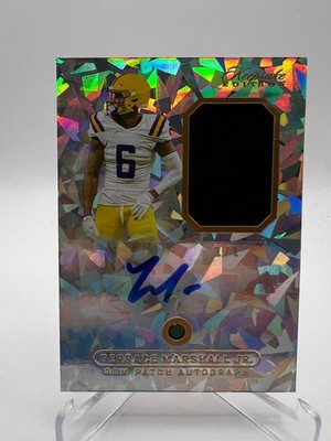 2024 KEEPSAKE SPORTS TERRACE MARSHALL JR. 1/1 GEM PATCH AUTOGRAPH NO. 45