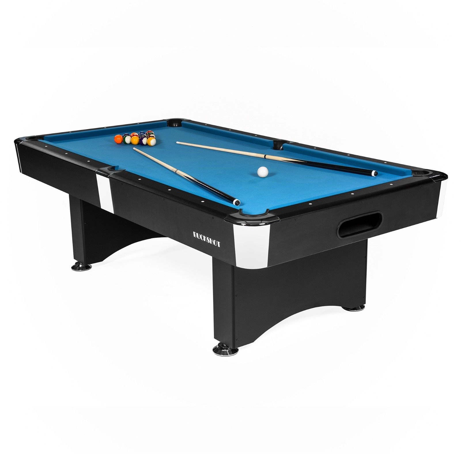 BUCKSHOT Manhattan 8ft - 244 x 132 x 80cm - Tavolo da Biliardo - Con Accessori