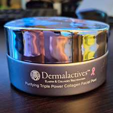 Dermalactives Purifying Triple Power Collagen Facial Peel 1.75 oz Paraben-Free