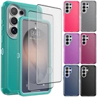 For Samsung Galaxy S26 Plus/Ultra Heavy Duty Rugged Case Cover / Tempered Glass