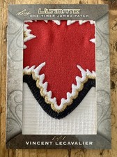 VINCENT LECAVALIER 2017-18 LEAF ULTIMATE HOCKEY “One Timer” 🇨🇦Jumbo Patch #1/1