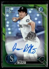 2016 Bowman Chrome Green Refractor Joe Rizzo Auto 11/99