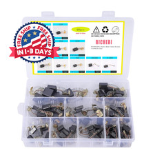 60 escobillas de carbón para motor eléctrico, 10 tamaños diferentes,reparación