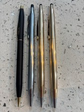 Lot Of Cross Pen And Pencils 2 14kt 1/20 Gold Filled Others Matte/Chrome Finish