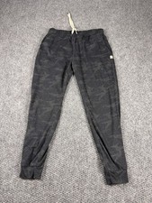 Vuori Jogger Pants Womens S Gray Camo Jersey Sweatpants Elastic Waist Lounge