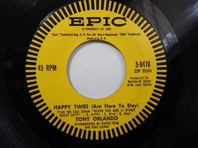Tony Orlando - Happy Times (Are Here To Stay) / Lonely Am I, 7'', (Vinyl)