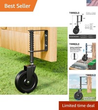 Durable 5" Spring Loaded Gate Wheel with 360  Swivel and Weather Resistance
