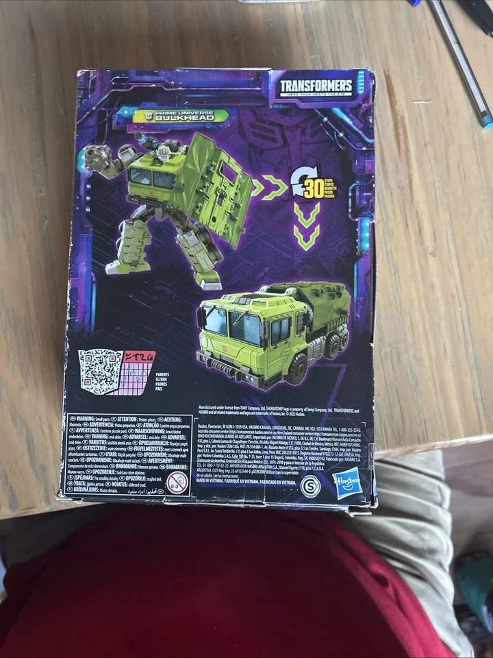 Transformers Prime Cyberverse Bulkhead complete Hasbro 2012 Commander - Image 3 of 4