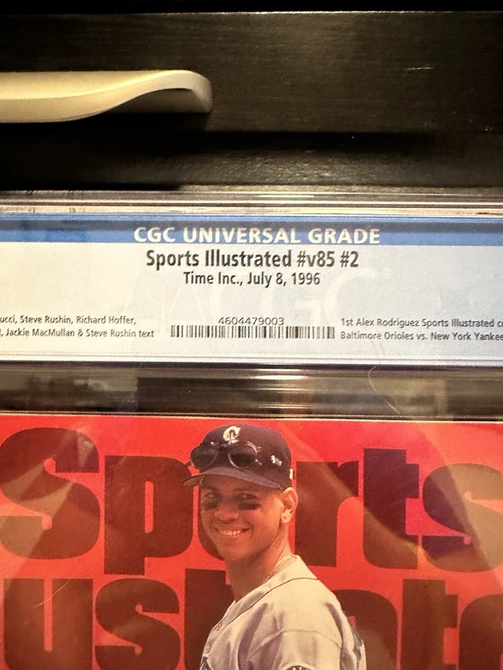 Quiosco Alex Rodriguez First Sports Illustrated CGC 9.2 8 de julio de 1996 Foto 3 de 3