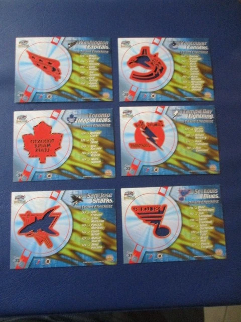 1997-98 Revolution Team Checklists Die Cut Inserts Complete Set 26 Gretzky Jagr - Image 3 of 4