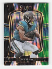 2025 Panini Select #129 Tank Bigsby Black and Green Prizm Shock