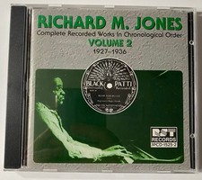 RICHARD M. JONES Vol. 2 1927-1936 Willie Hightower Roy Palmer Omer Simeon CD