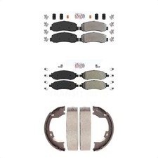Transit Auto KNN-100358 Brake Pad Sets 2-Wheel Set Front for F250 Truck F350