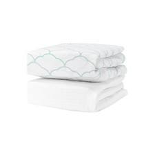 Newton Baby Fitted Single Layer Crib Sheet 2-Pack - Ultra Breathable and Soft...