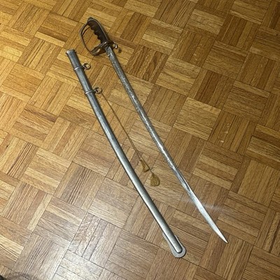 Vintage W. M. Horstmann M1902 Officer's Engraved Dress Sword & Scabbard