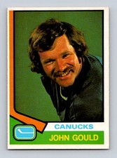 John Gould 1974-75 O-Pee-Chee Hockey #381 Rookie Vancouver Canucks