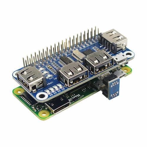 4 Ports USB Hub Extension Board USB to UART Debugging for Raspberry Zero/W - Picture 5 of 10