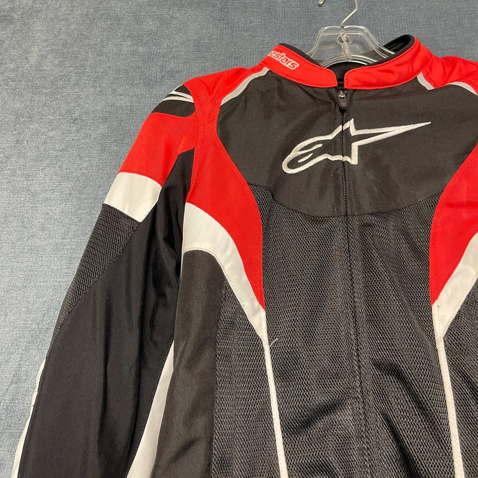Chaqueta de motocicleta Alpinestars Stella T-GP Plus R Air para mujer S negra malla expandida Foto 4 de 4