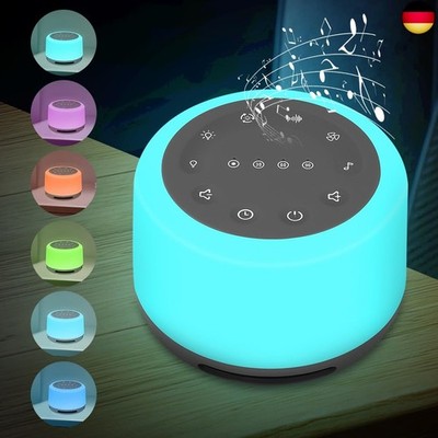 Alaoo White Noise Machine Baby, Tragbare Rauschen Baby Gerät Erwachsene mit 24 