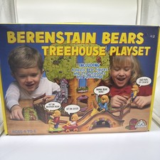 Vintage 1986 Berenstain Bears Treehouse Playset - Random House - Original Box