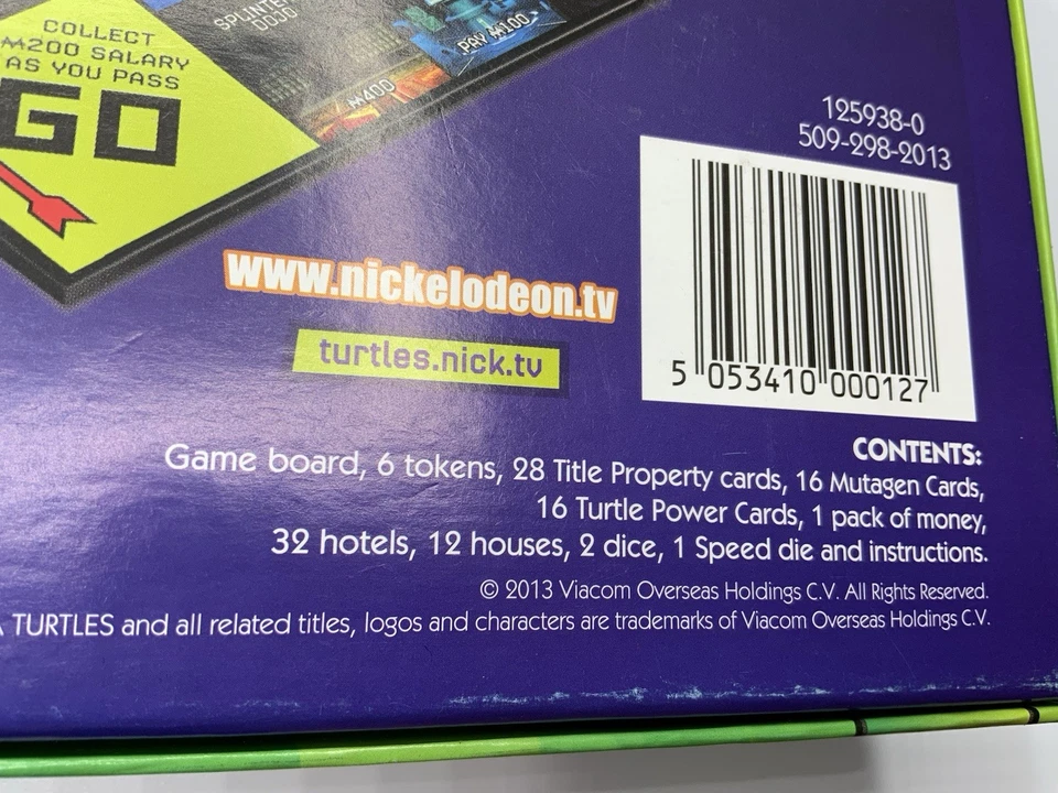 Monopoly Teenage Mutant Ninja Turtles Edition (Hasbro, 2013) - Completo! - Imagem 3 de 4