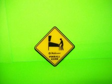 Williams Pinball Zone Plastic Promo Drink Coaster Original Nos Arcade Game