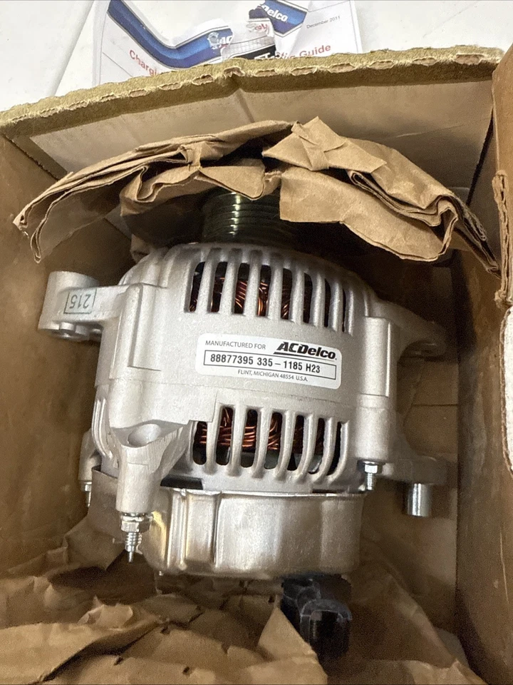 Alternador ACDelco 335-1185 88877395 para 97-99 Jeep Grand Cherokee Dodge Dakota Foto 3 de 4