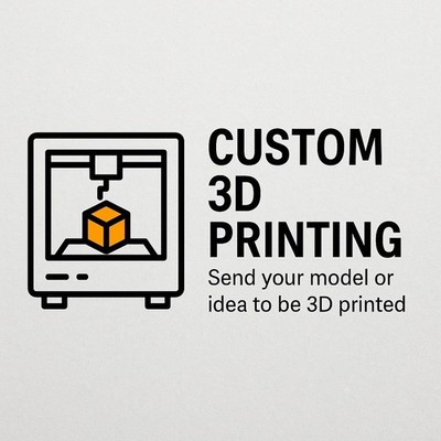 Custom 3D Print Service | PLA PETG ABS | Prototypes, Miniatures, Parts, models