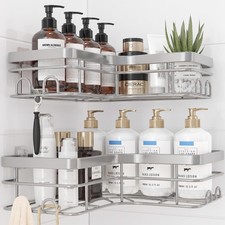 Corner Shower Caddy - 2 Pack, Adhesive Shower Organizers, Rustproof Stainless...