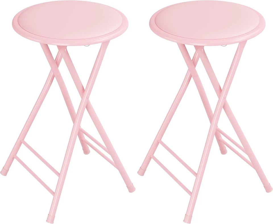 Portable Kitchen Stools - Set of 2 Foldable Chairs - Image 3 of 4