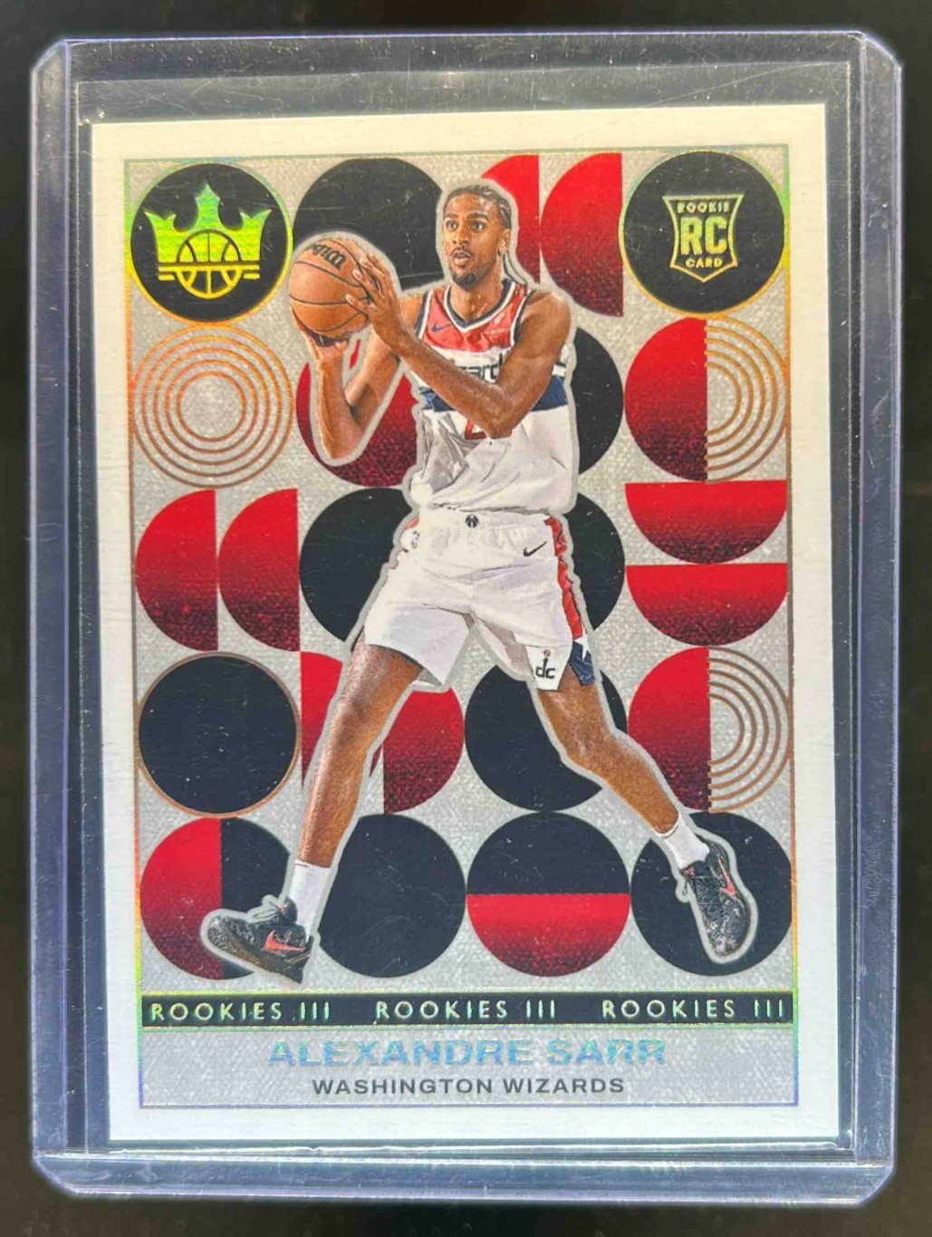 2024-25 Panini Court Kings Alexandre Sarr RC Rookie Tier Three #195 Wizards