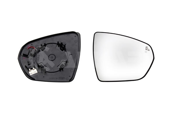 Spiegelglas Aussenspiegel Rechts FÜR Peugeot, CitroËN - Alkar 6428882-image