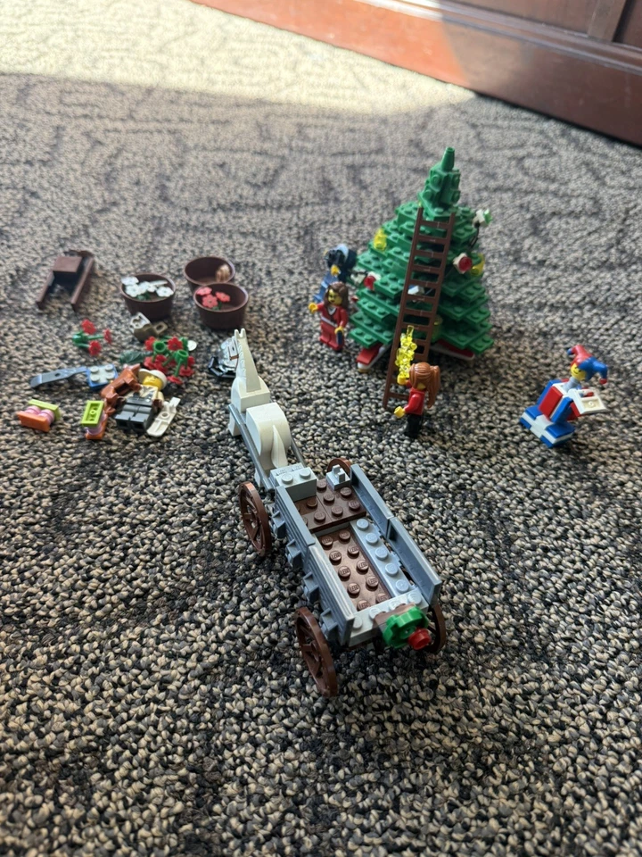 LEGO Modelo Avanzado Winter Village Toy Shop 10199 Como Está LEER Incompleto Foto 3 de 4