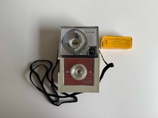 Kodak Flashfun Hawkeye 127 Vintage Film Camera Beige/Brown with Strap