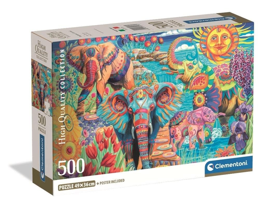 Clementoni - Puzzel met 500 stukjes voor volwassenen en jongens thema-carnaval 4290₽