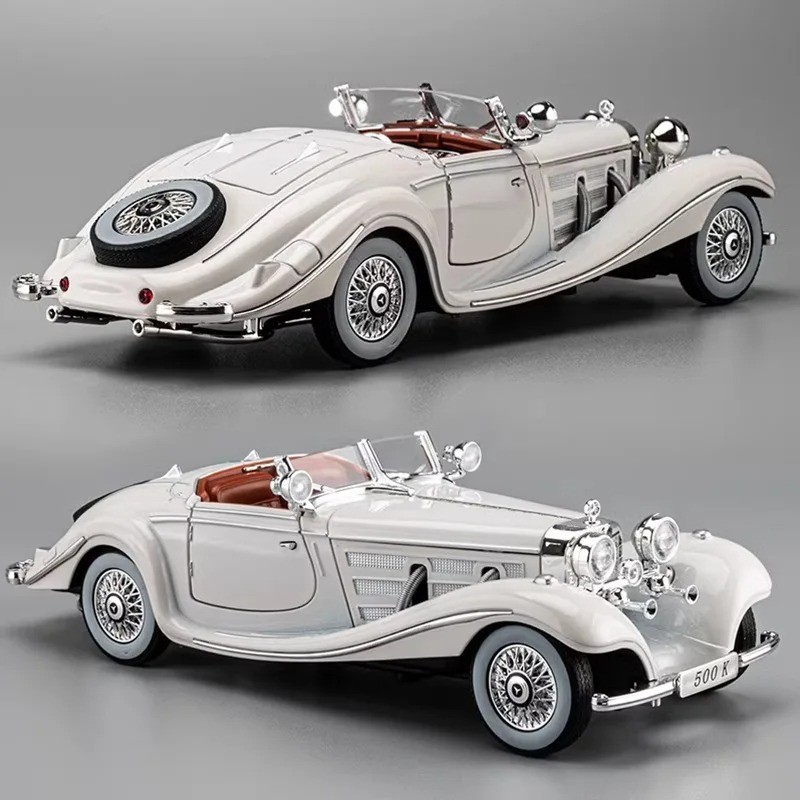 1:24 1936 Mercedes-Benz 500K Special Roadster Vintage Alloy
