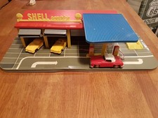 Garage station service Shell tôle (Germany) 1960