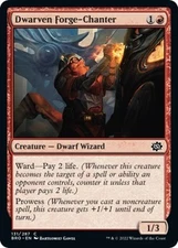 Dwarven Forge-Chanter 131 NM Foil The Brothers' War MTG EN