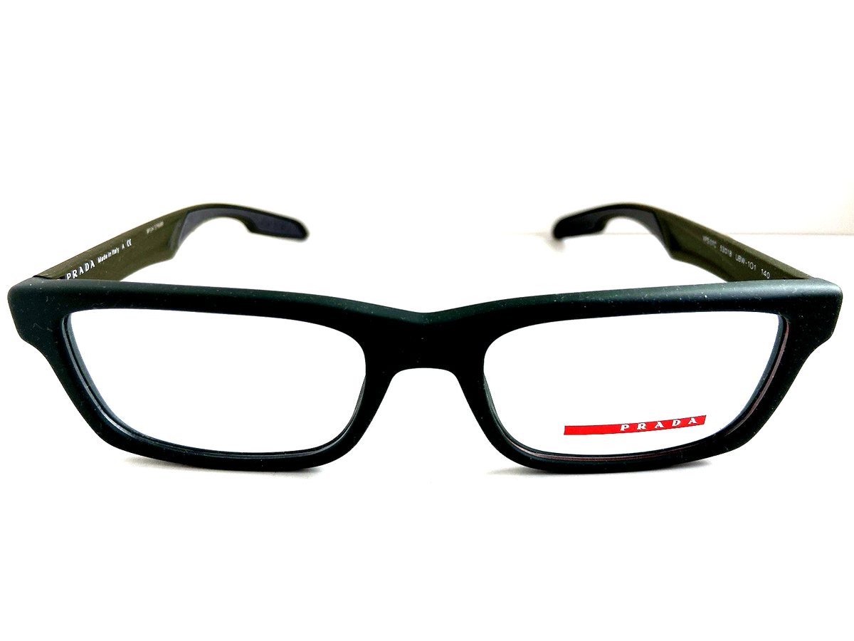 New PRADA Sport VPS 07C UBW-1O1 53mm Black Rx-able Men's