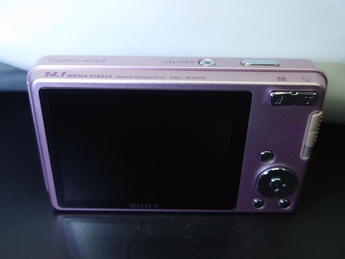 Sony Digitalkamera DSC-W350D Strass Jewel Pink Cyber Shot mit Akku - Bild 11 von 15