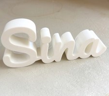 Personalized 3D Printed Name Sign Custom Kids Room Desk Nursery Decor Gift
