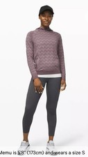 Lululemon Rest Less Hoodie Womens Small / Purple Relaxed