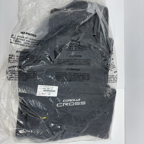 2022 Toyota Corolla Cross Carpet Floor Mats AWD Black PT919-16221-20 - 4 Piece