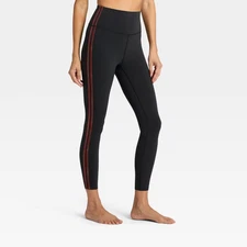 Women's Everyday Soft High-Rise Piped 7/8 Leggings - All In Motion Black