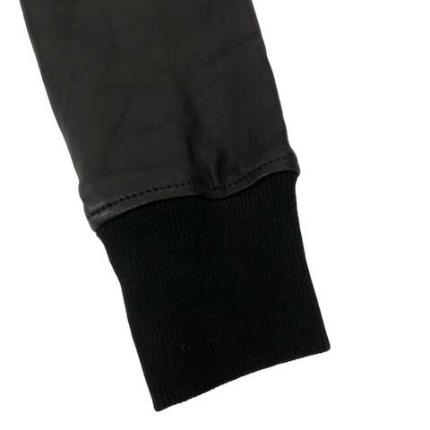 Attachment ATTACHMENT Lamb Leather Jacket Crew Ne… - image 7