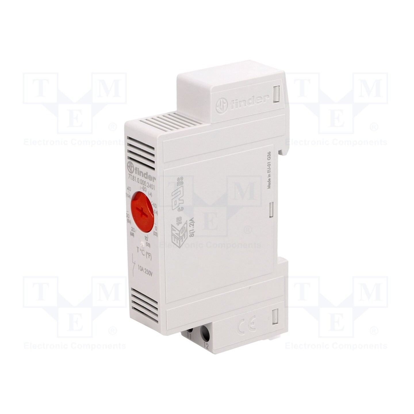 Finder 7T.81.0.000.2401 Enclosure thermostat DIN Rail -20 to 40°C auto - Image 3