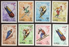 Ajman 1967 Winter Olympics MNH