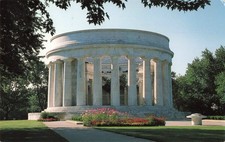 Marion OH Ohio, Warren G. & Florence Harding Tomb & Memorial, Vintage Postcard