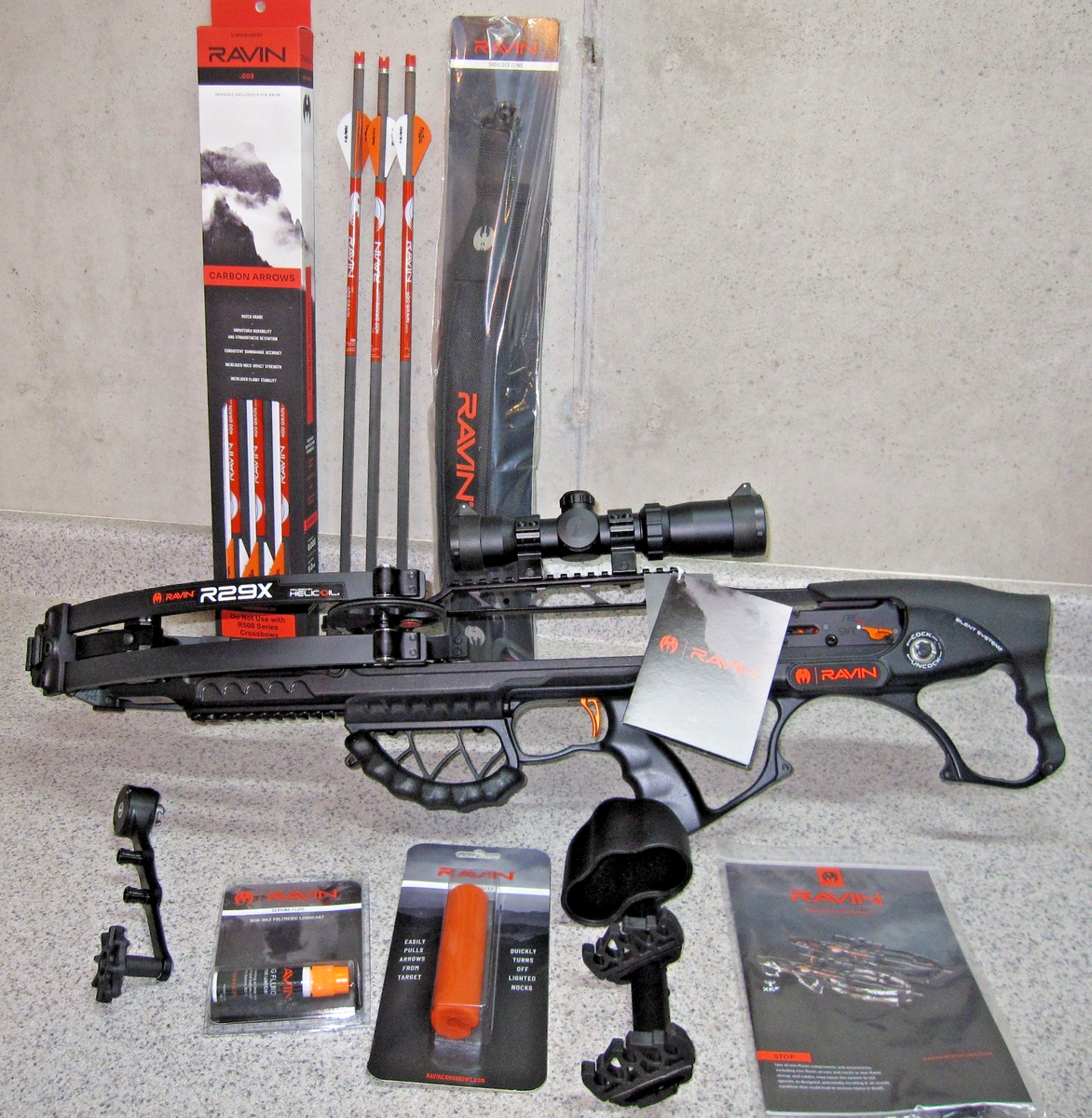 CPM Low Ver. Instrument 黒　ロワレインフォース Ravin R29X Crossbow Hunt Ready Package/Silent Cocking-Black