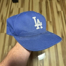 Vintage 90s Los Angeles Dodgers American Needle Plain Logo Snapback Hat